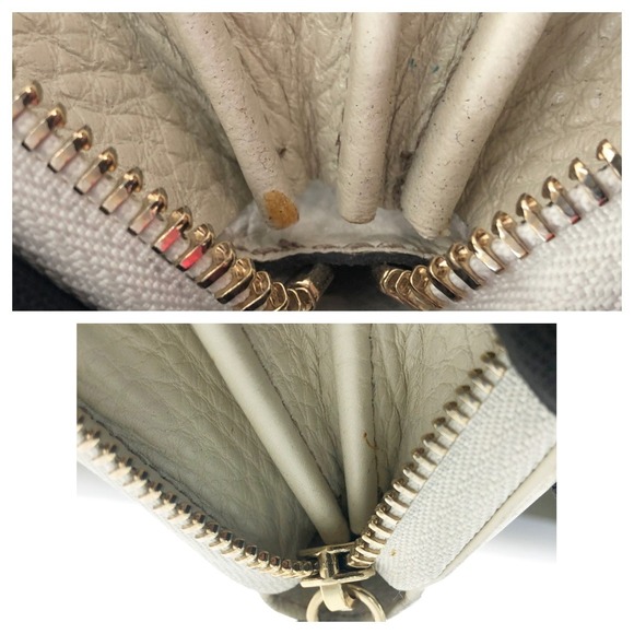 Gucci Soho Interlocking GG Zip Around Long Wallet Ivory White - Picture 7 of 7